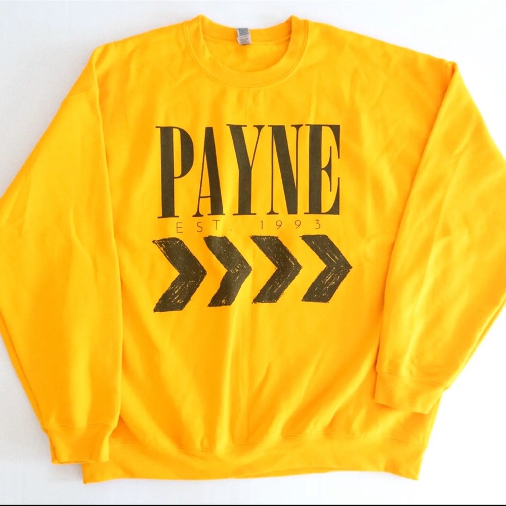Liam Payne Crewneck Unisex XL Pullover One Direction Sweatshirt Yellow